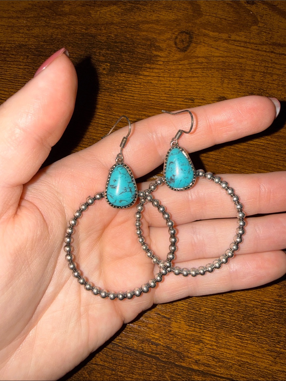 Western hoop earrings